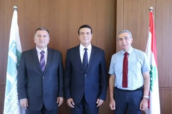 زيارة رئيس الجامعة اللبنانية الفرنسية إلى رئيس غرفة التجارة والصناعة والزراعة في طرابلس